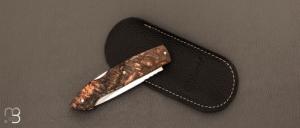  Couteau de poche Consoli 402 line marron