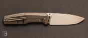 Couteau " Fif20 by CKF "Titane et fibre de carbone marble par CKF Knives et Philippe Jourget