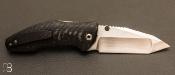 Couteau "Saboteur" custom par Allen Elishewitz - Fibre de carbone