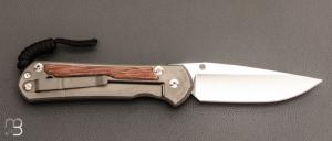   "Sebenza 31 Large Natural Micarta inlay" L31-1212 de Chris Reeve