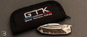 Couteau Speartak framelock insert custom de GTKnives - Thomas Gony