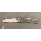 Steel Andromède Piedmontese folding knife