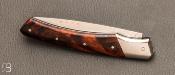 Couteau " 1820 Berthier " bois de fer et RWL34 par Glenn Guillou