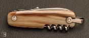 Couteau de poche Canif 3 pièces corne blonde par J. Mongin