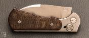 Couteau de poche par Éric Parmentier - Micarta / 14C28N