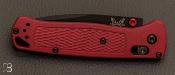 Couteau "    Bugout Red Grivory 535BK-2001    "  par BENCHMADE