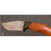 Couteau de poche Cran forcé modèle Big Harry Micarta - Mickaël Moing