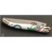 Couteau Laguiole Forge de Laguiole modèle Altaïr de "Seize Happywalmaker" 11cm
