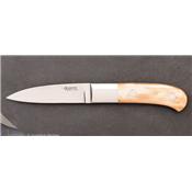 Mammoth ivory fixed-blade knife by Steven R. Johnson