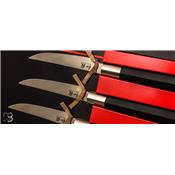  Coffret de 4 couteaux Japonais KAI Wasaki Black - Steak 11 cm - 67S-404