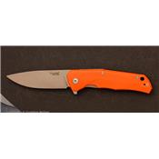 Couteau fermant T.R.E. GOR G-10 Orange