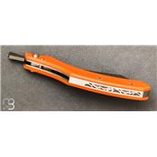 Couteau Phasme G10 Orange par Savignac