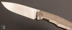 Couteau "  Fif20 by CKF " Titane par CKF Knives et Philippe Jourget