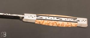  Couteau de poche Roquefort bouleau par Le Fidèle