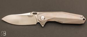   Couteau 1504A par Rike Knives - Titane et lame en M390