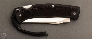  Couteau " BAD ASS " custom lock-back par Raphaël Durand - G10 gravé et RWL34