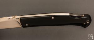 Couteau  " BAD ASS " custom lock-back par Raphaël Durand - G10 et RWL34