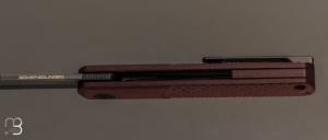   Couteau " BRLW Richlite Red Premium Retail knife 2026 " par Böker Solingen - 110673