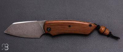   Couteau " Biggy " custom par Charron Baptiste BC Coutellerie - Micarta