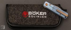 Couteau Böker Solingen - BRLW Blue LTD #16/99 - 110668