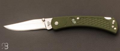 Couteau Buck HUNTER SLIM SELECT VERT - 7110.ODS2