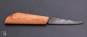    Couteau "Buissonnier" custom par Sourire Duville - Cade et Acier bas foyer
