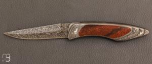 Chrysalide knife by Charles Bennica - Damascus