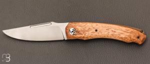   Couteau  "  P'ti Darno  " custom de Philippe Ricard - Bouleau et N690