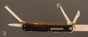   Couteau " Fisherman " par Mathieu Herrero - Corne de Buffle