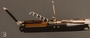   Couteau " Fisherman " par Mathieu Herrero - Corne de Buffle