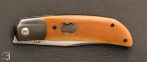    Couteau " Foxy " custom par Maxime Belzunce - Micarta et RWL34