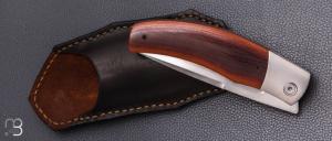    Couteau " Front-flipper " par Stephen Taillandier - Micarta et RWL34