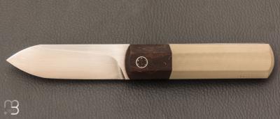  Couteau " Front flipper " custom par Alain André - G10 et lame en RWL34