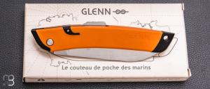  Couteau de poche " Glenn Da Garan " - Acier MA5 et filets de pêche recyclés