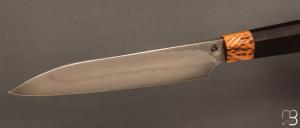   Couteau " Hocho " Ebène du Mozambique et C130 de Jean Paul Sire