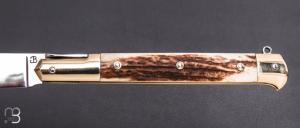    Couteau " Issoire " custom de Jérôme Bellon - Bois de cerf et RWL34