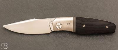   Couteau " Kaïlash " custom de Michel Grini - Morta stabilisé et Elmax