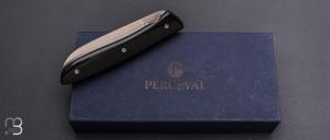   Couteau " L08 " par Atelier Perceval - Corne de buffle et 14c28n