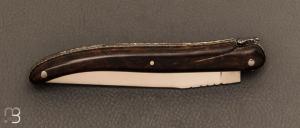 Couteau " Laguiole 12cm  " par la Forge de Laguiole - Loupe de noyer