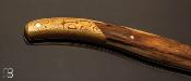 Couteau de collection Laguiole 15 cm Mammouth et Mokumé par Rozelier Fabien- Ty Coutelier