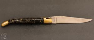 Couteau Laguiole en Aubrac Matrix Noir