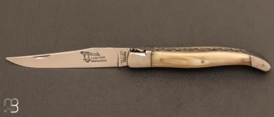 Couteau  Laguiole Emouleur 12 cm corne blonde