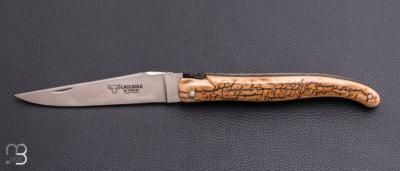   Couteau Laguiole en Aubrac 12 cm manche en ivoire de mammouth