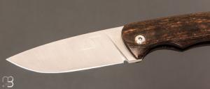 Couteau " Le 05 " par MTBlades Benjamin Thuillier - Paperstone et lame en 14C28