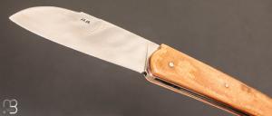 Couteau  "  Le Gros " de Robert Beillonnet - Mammouth et damasteel