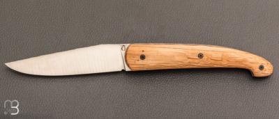    Couteau " Le Passager " de Pierre Thomas - Atelier Odae - Chêne sablé et 14c28n