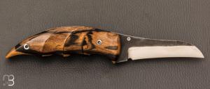 Couteau " Léonardo " liner-lock  par CITADEL - Ébène Royal et N690Co Böhler