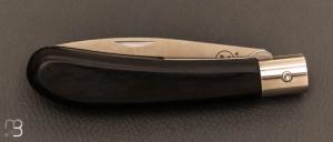  Couteau " Liner-lock Germain Line "  de Main Knives - Stamina noir - 1200