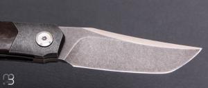   Couteau "Liner-lock" custom par Guy Poggetti - Micarta WW2 et elmax