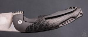   Couteau " Maximus " custom par Thierry Savidan - Carbone